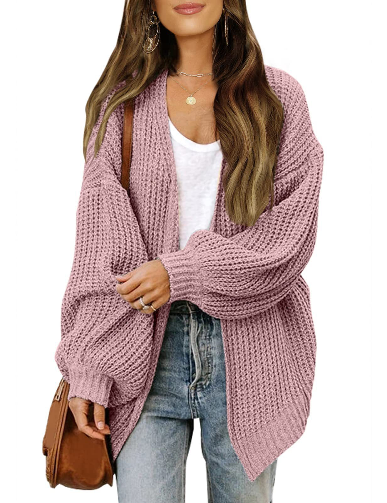 Street-wave Women's Loose-Fit Knit Cardigan Cozy Casual Essential for Women Versatile Everyday Wear