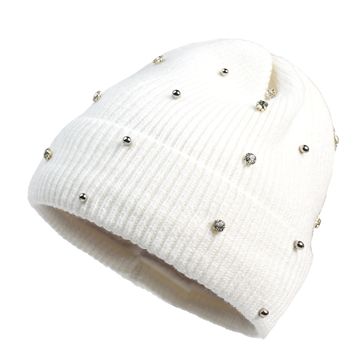 Women's Cozy Beanie with Subtle Shine and Soft Texture