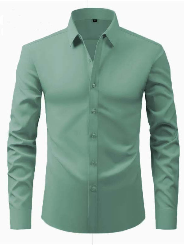 Men's Long Sleeve Shirt With Innovative Cut And Modern Design Street-wave For Modern Men