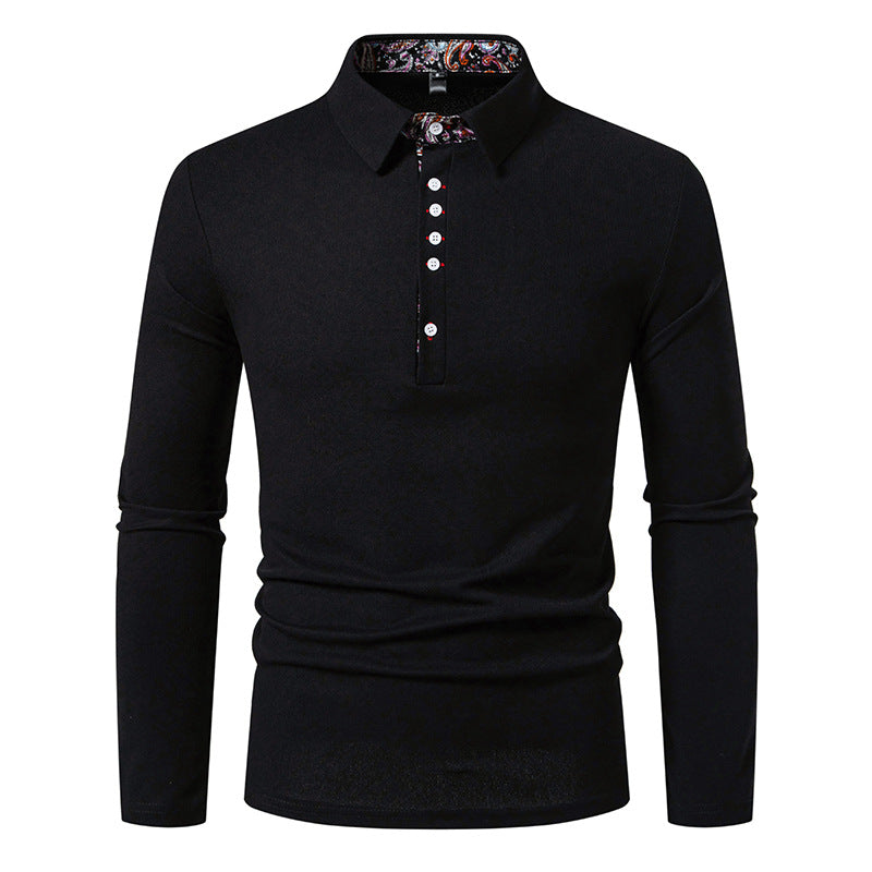 Street-wave Men's Elegant Long Sleeve Shirt With Practical Chest Pockets For Office And Casual