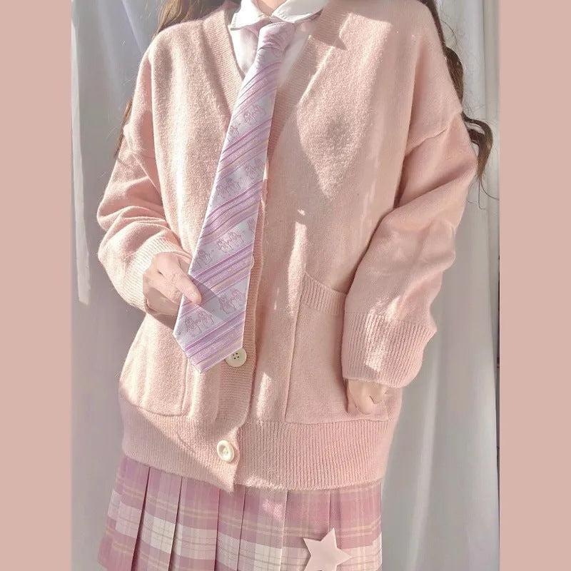 Street-wave Women's Chunky Knit Cardigan With Pockets And V Neck Soft Breathable Cozy Everyday Wear
