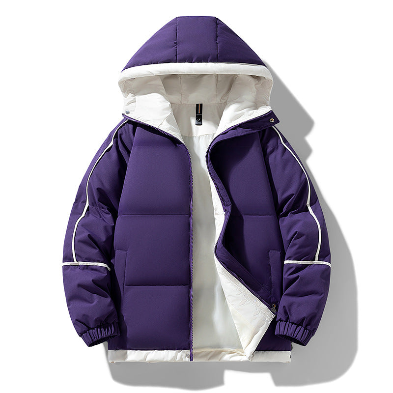 Street-Wave Women's Insulated Winter Jacket With Hood Windproof Puffer Coat For Cold Weather