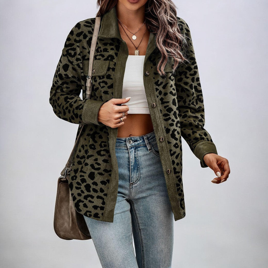Street Wave Leopard Print Jacket For Women Elegant Comfort And Bold Confidence Premium Quality
