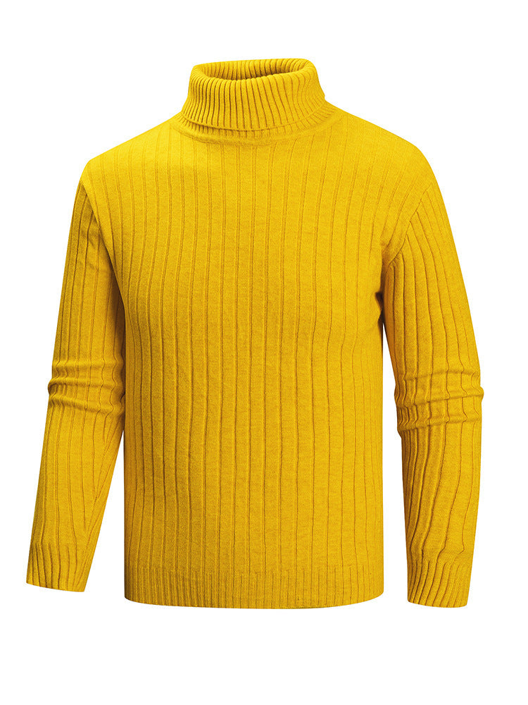 Mens Turtleneck Sweater by Street Wave Premium Fine Knit Soft Cotton Blend Cozy for Cool Weather