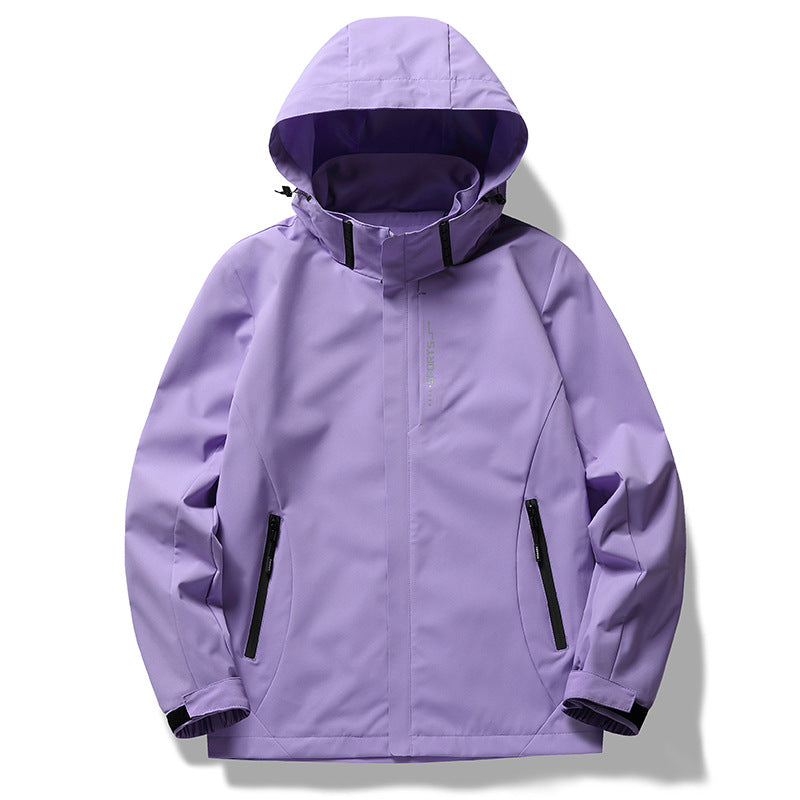 Street Wave Women Waterproof Function Jacket With Adjustable Hood And Breathable Comfort