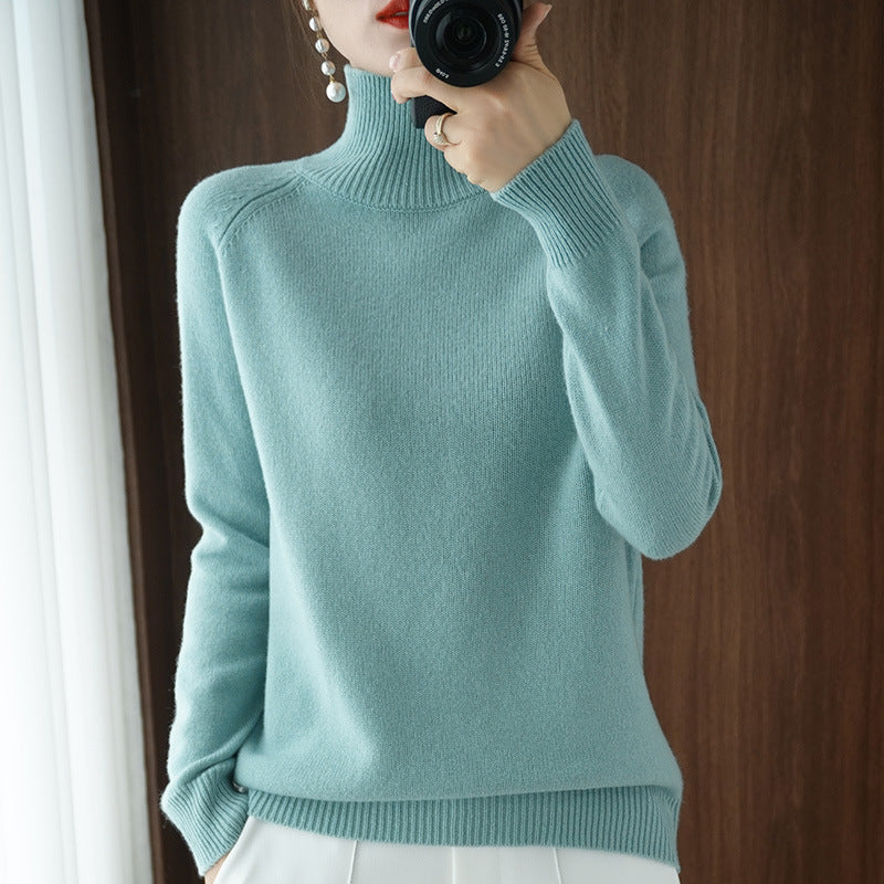 Streetwave Turtleneck Knit Sweater For Women Soft Cozy Knitwear For Effortless Elegant Style