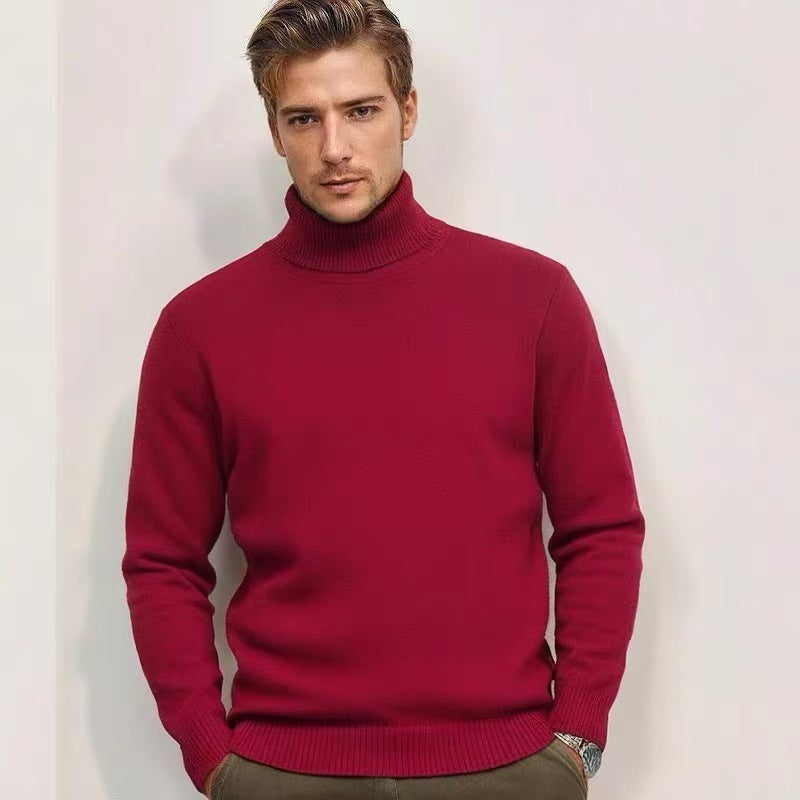 Streetwave Mens Turtleneck Sweater In Fine Knit Warmth And Elegant Comfort For Modern Style Enthusiasts