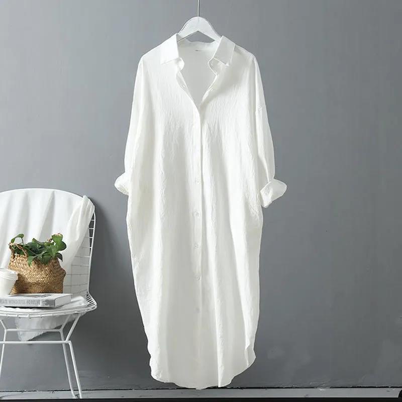Street-wave Oversized Button-Down Shirt for Women, Breathable Cotton, Effortless Casual Chic