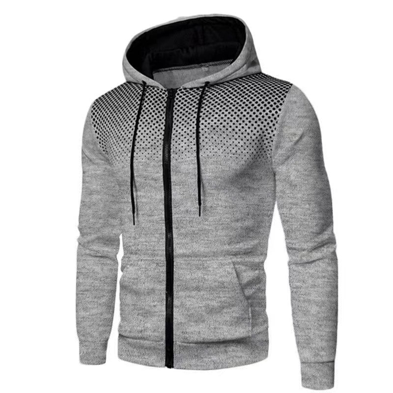 Men's Hooded Vest Slim Fit Soft Knit Zip Front Perforated Design Nordisk Flair Collection