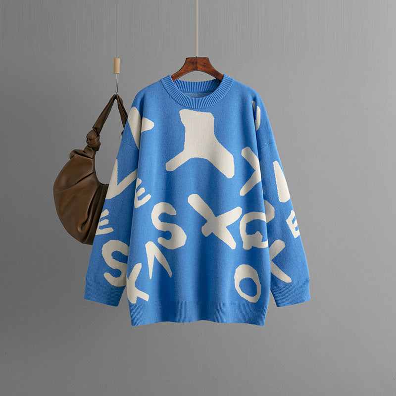 Street Wave Delilah Graphic Sweater Unisex Cozy Bold Print