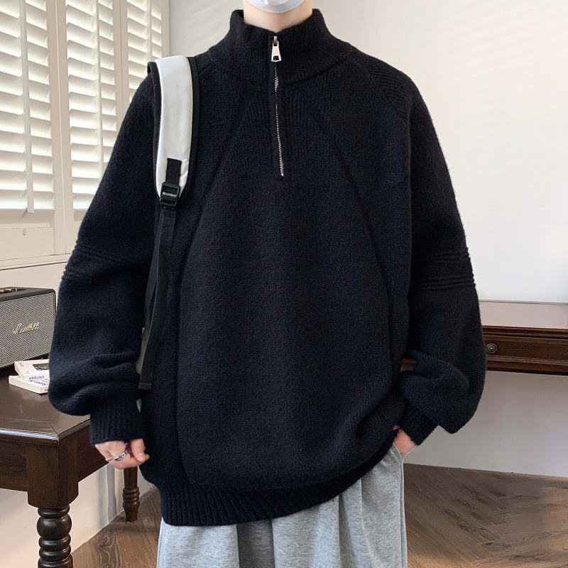Street Wave Womens High Neck Zip Hoodie Cozy Winter Pullover With Relaxed Fit And Everyday Comfort