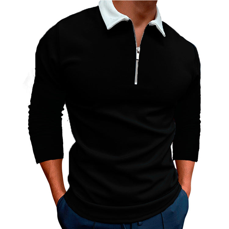 Mens Quarter Zip Pullover With Breathable Cotton Blend For Active Men Streetwave