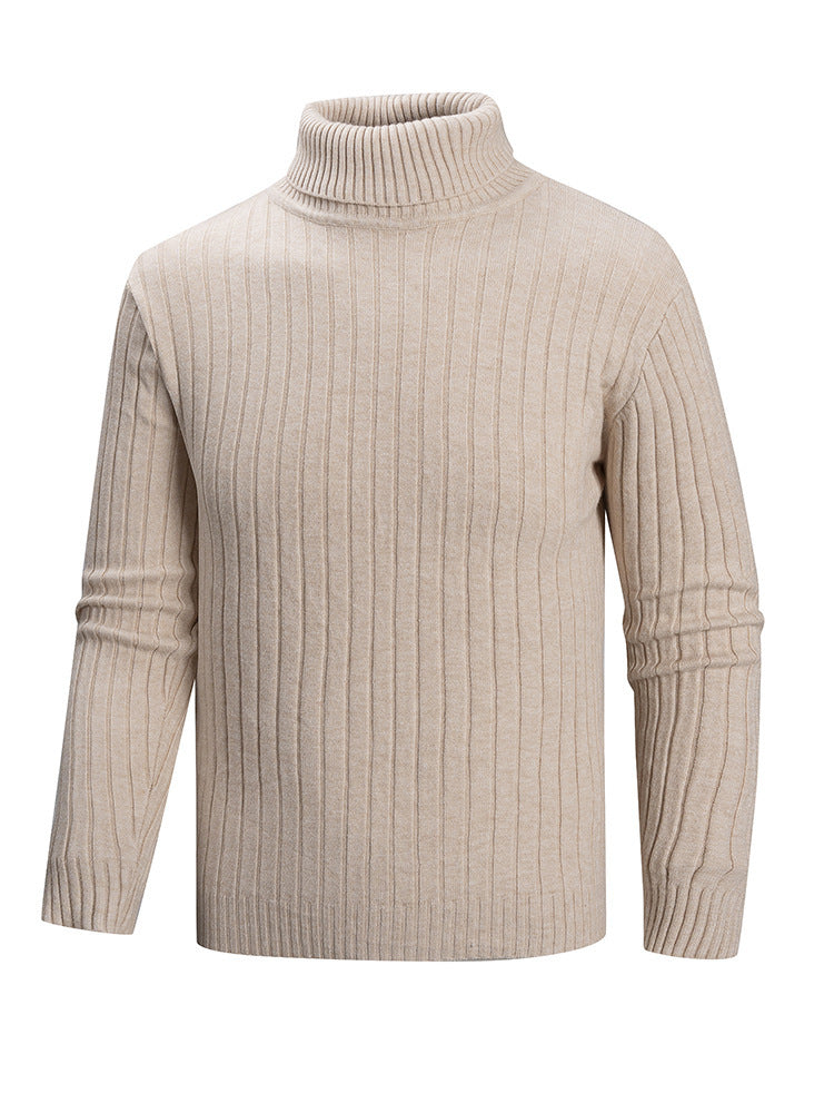 Mens Turtleneck Sweater by Street Wave Premium Fine Knit Soft Cotton Blend Cozy for Cool Weather