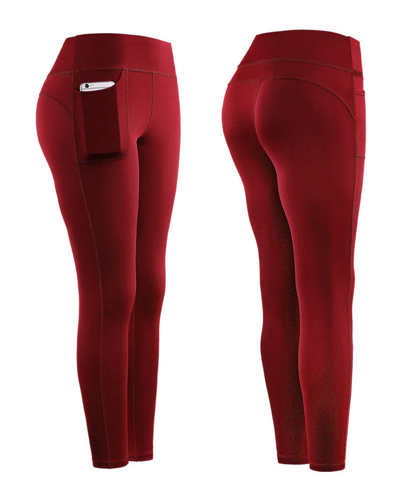 Street-Wave Women High-Performance Leggings With Side Pockets For Gym Running And Active Lifestyles