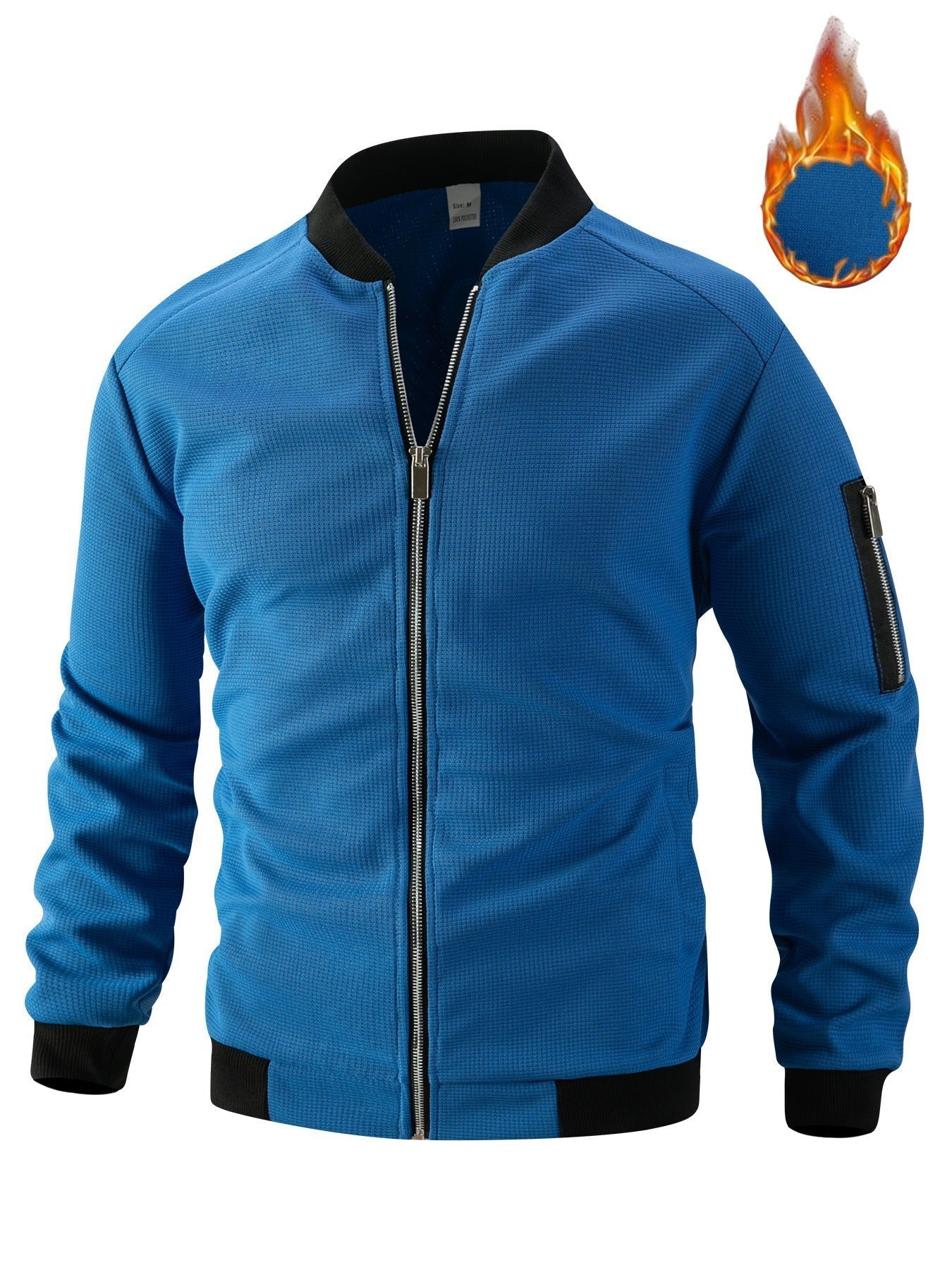 Street-wave Men's Sporty Bomber Jacket Breathable Lightweight Streetwear For Active Men