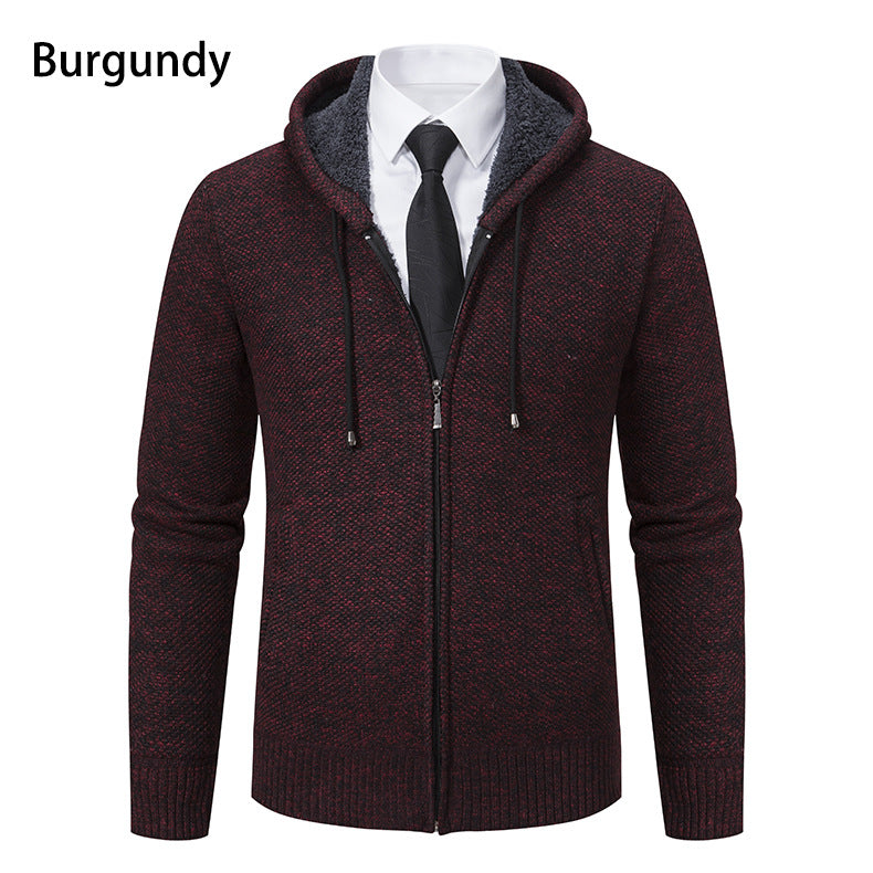 Mens Knit Cardigan With Modern Cut And Zip Front Streetwave Stylish Everyday Wear