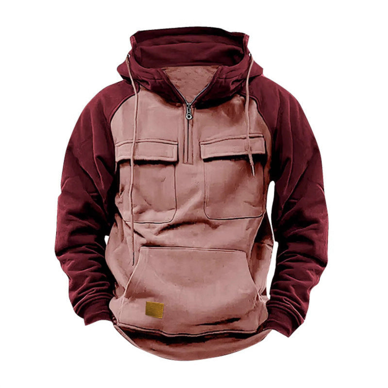 Men's Functional Hoodie Streetwave Innovative Breathable Comfort With Utility Pockets And Hood For Men