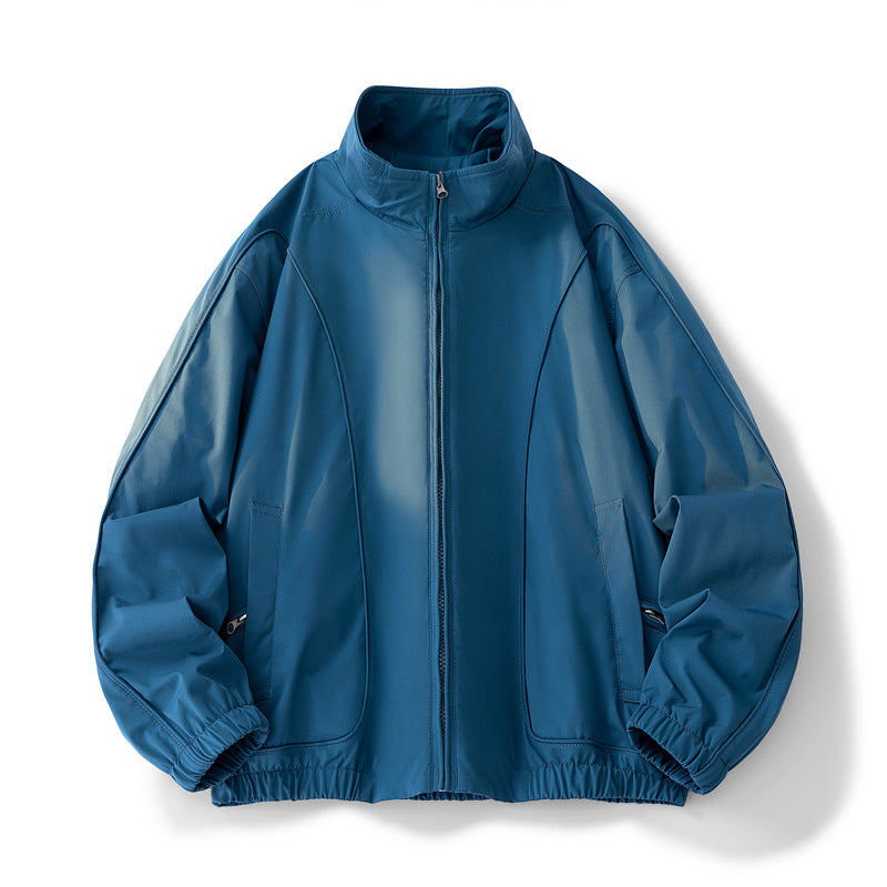 Streetwave Cropped Transitional Jacket For Women With Elastic Waistband And Convenient Pockets