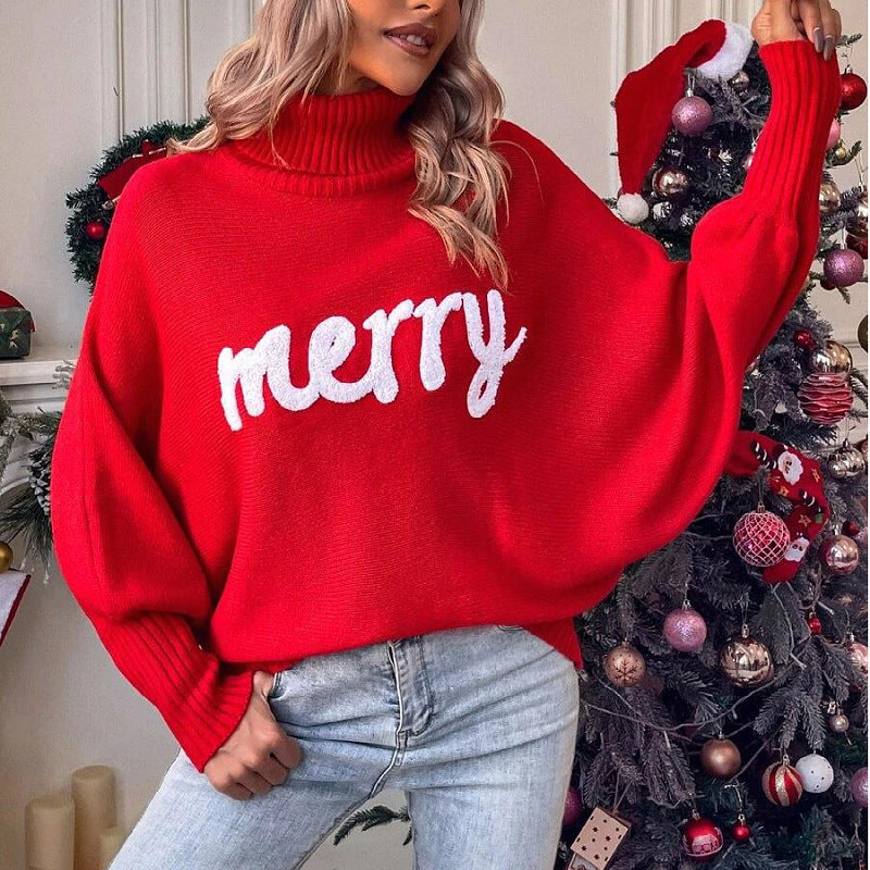 Street-wave Womens Oversized Turtleneck Sweater For Winter Warmth And Cozy Comfort