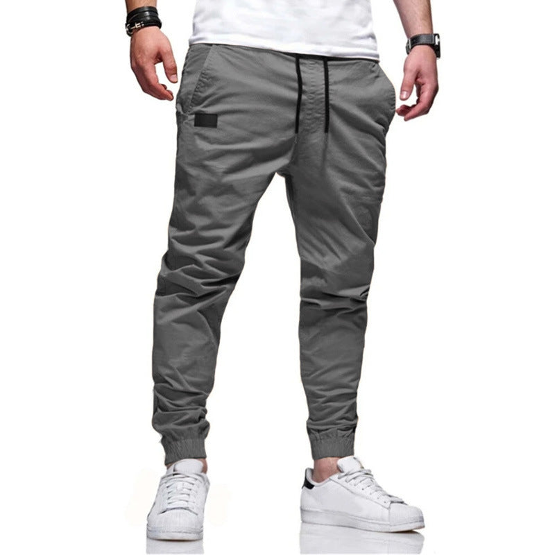 Street-wave Men's Cargo Pants With Tapered Fit And Practical Pockets For Everyday Wear