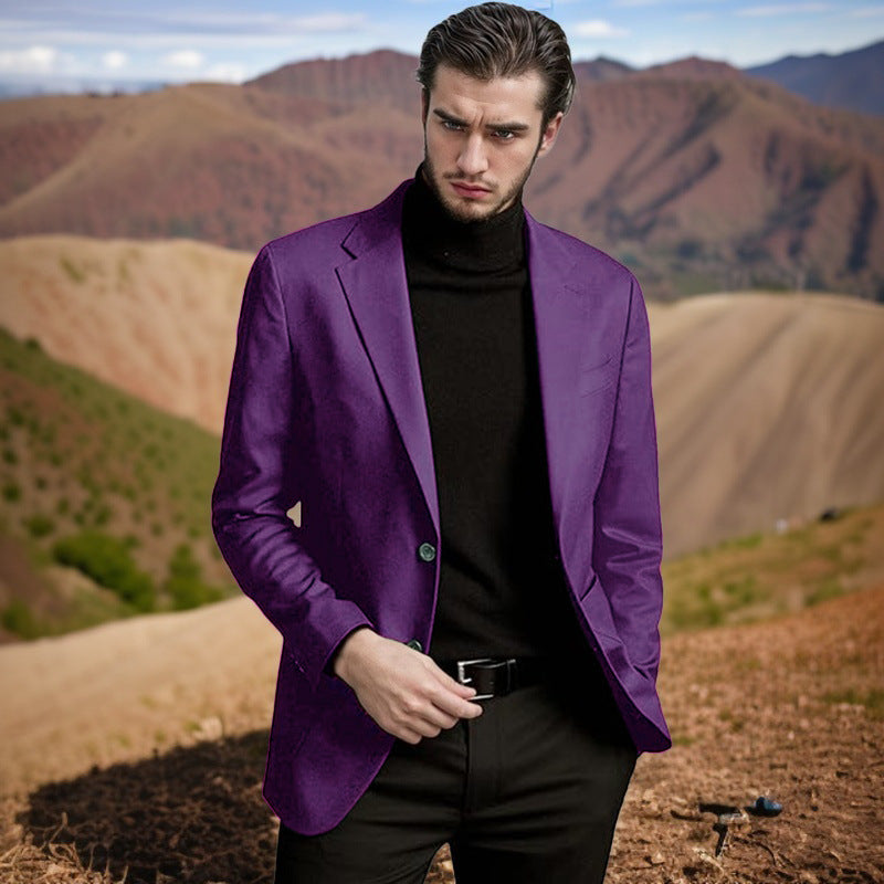 Mens Elegant Blazer Streetwave With Timeless Classic Cut And Modern Accents For Style Conscious Men
