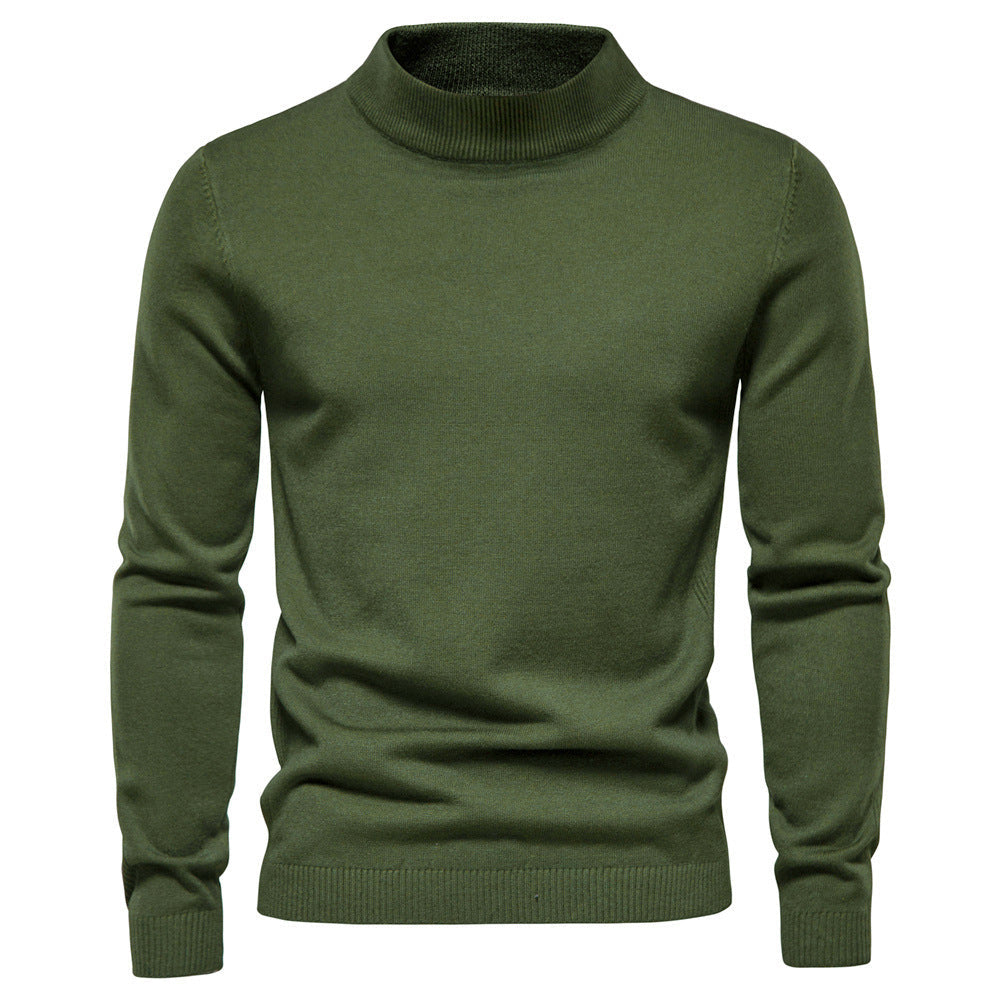 Street Wave Mens Elegant Wool Turtleneck Sweater For Cold Weather Comfort Premium Warmth
