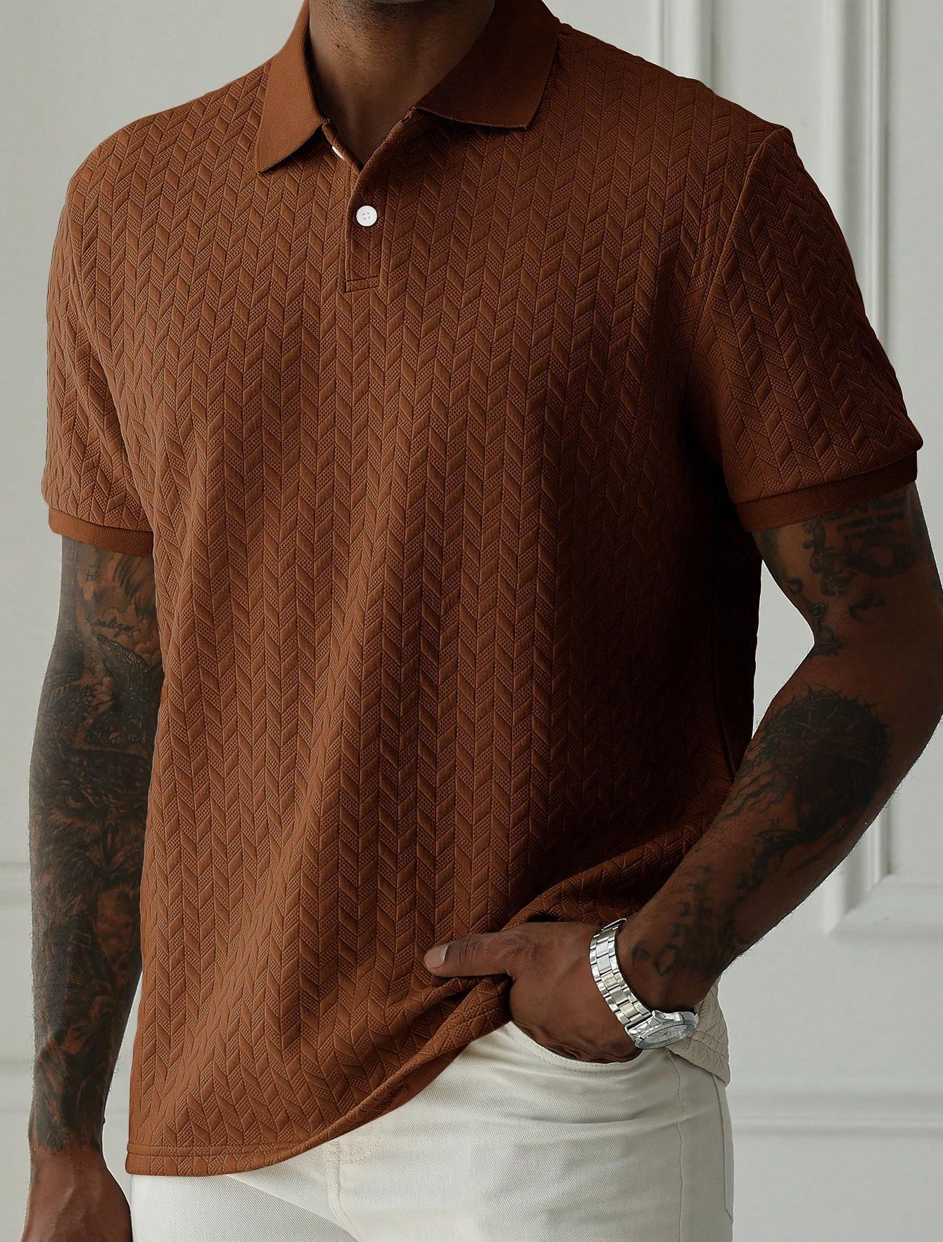 Men's Polo Shirt by Street-wave Elegant Design Breathable Cotton Blend Everyday For Men