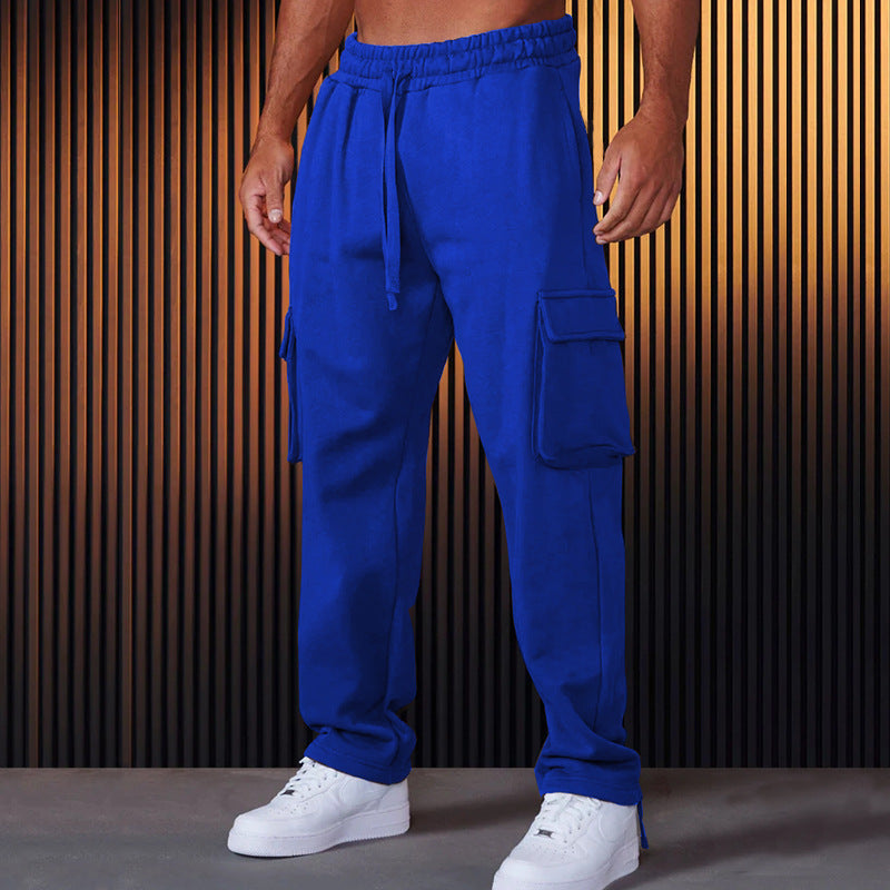 Streetwave Mens Cargo Joggers With Adjustable Waistband And Handy Side Pockets For Active Men