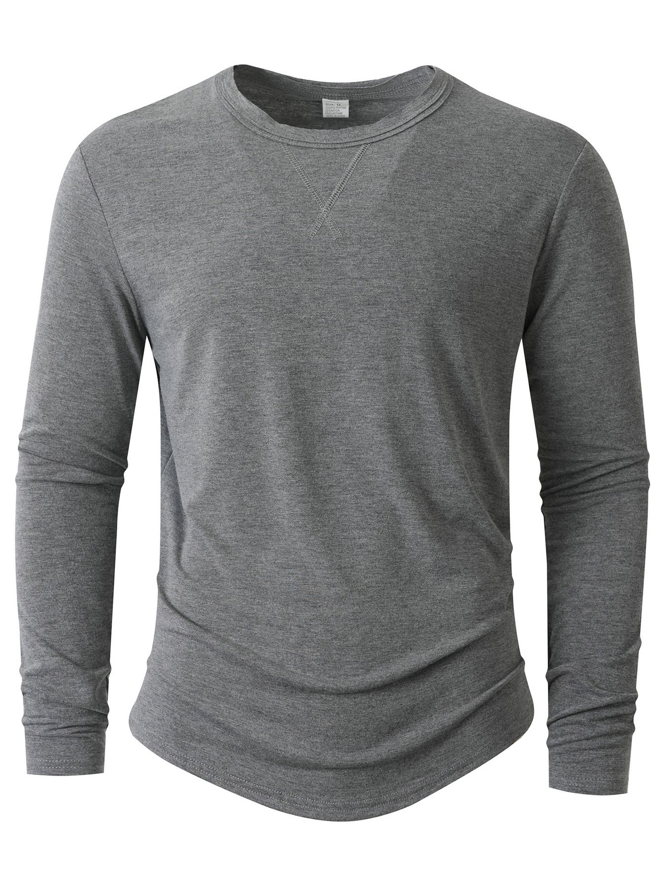 Streetwave Men's Athletic Long Sleeve Shirt Breathable Performance Top For Active Men