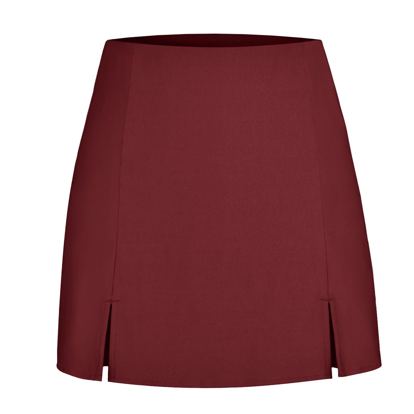 Street-Wave Women Designer Mini Skirt With Side Slits For Elegant Comfort And Effortless Style
