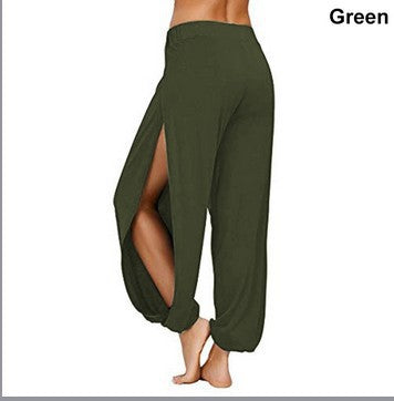 Street Wave Airy Women Harem Pants With Side Slits For Effortless Movement And Breathable Comfort