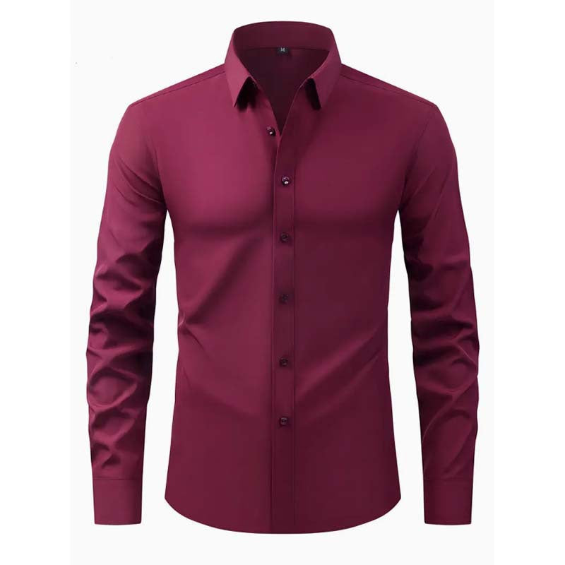 Men's Long Sleeve Shirt With Innovative Cut And Modern Design Street-wave For Modern Men