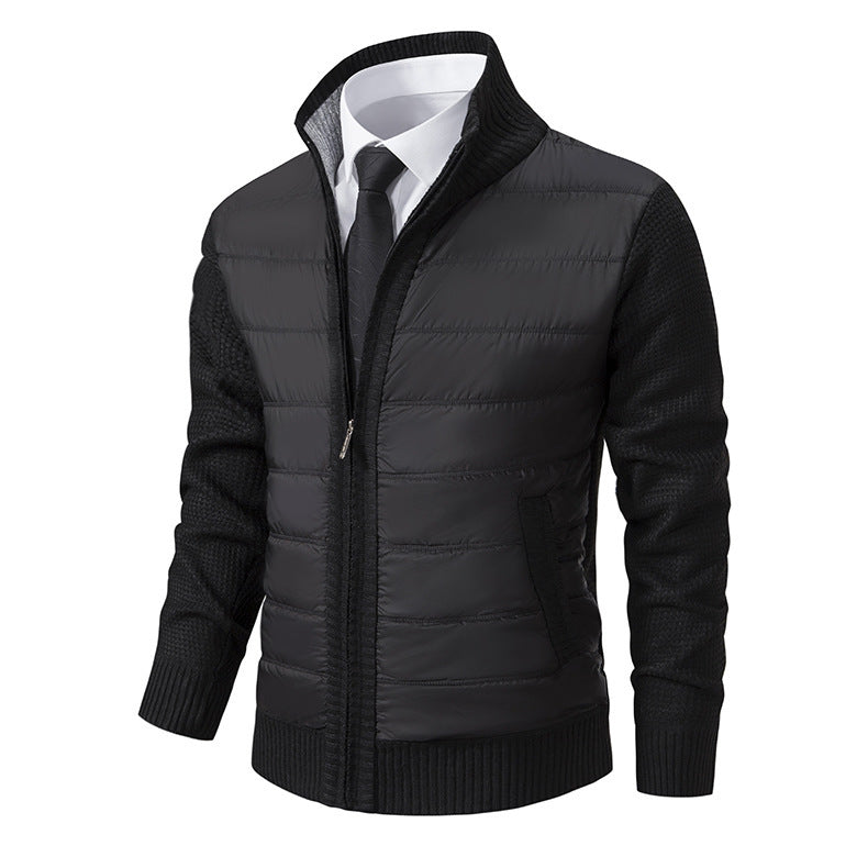 Streetwave Mens Transitional Jacket With High Collar And Breathable Panels For All Seasons