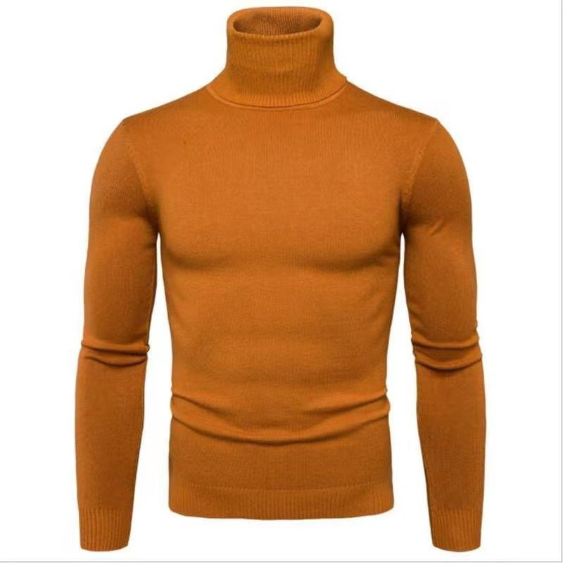 Mens Turtleneck Sweater 100 Cotton Street-wave Ultra Soft Comfort For Modern Gentlemen