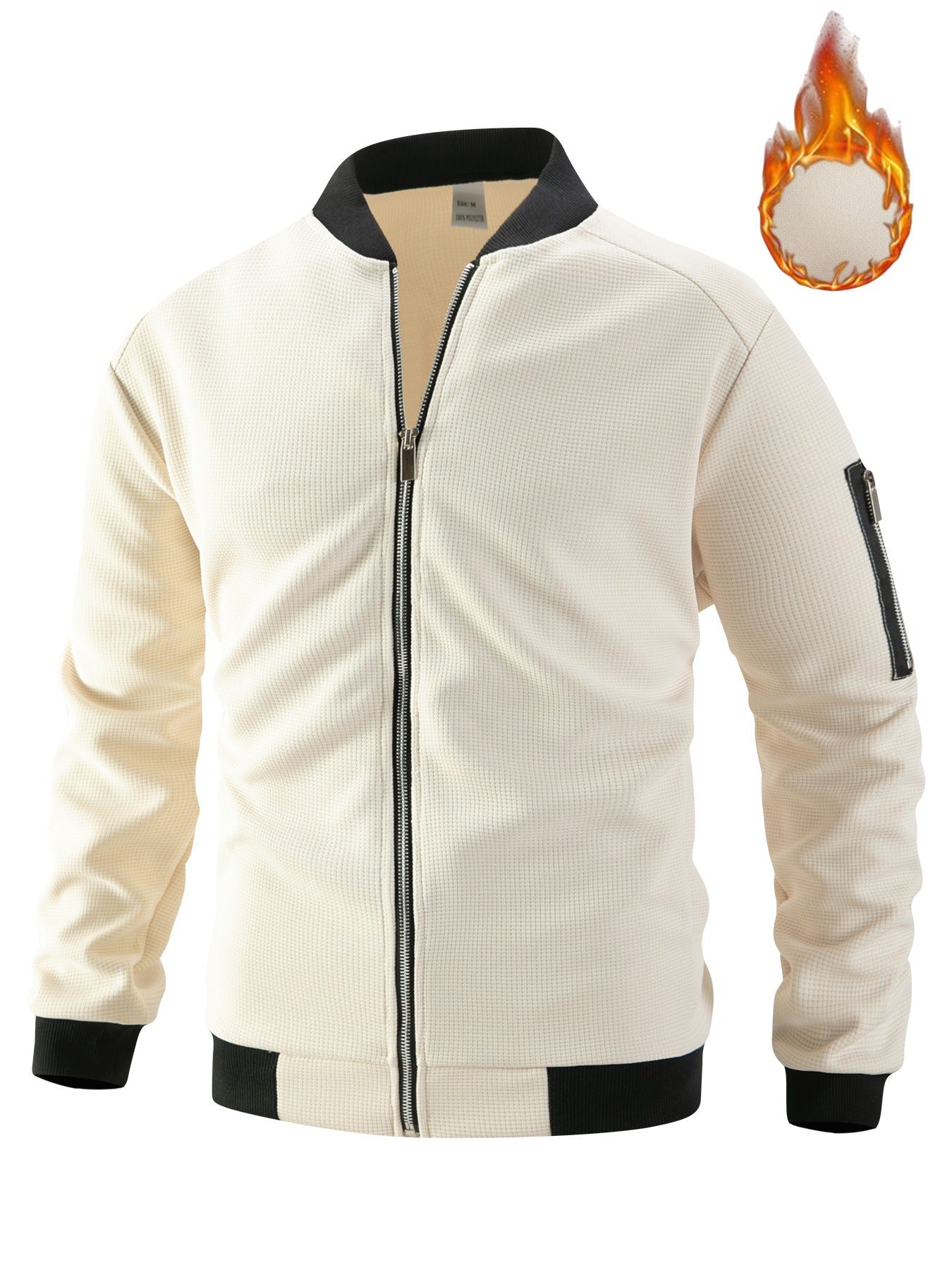Street-wave Men's Sporty Bomber Jacket Breathable Lightweight Streetwear For Active Men