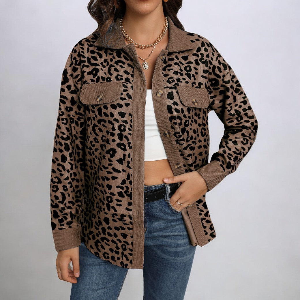 Street Wave Leopard Print Jacket For Women Elegant Comfort And Bold Confidence Premium Quality
