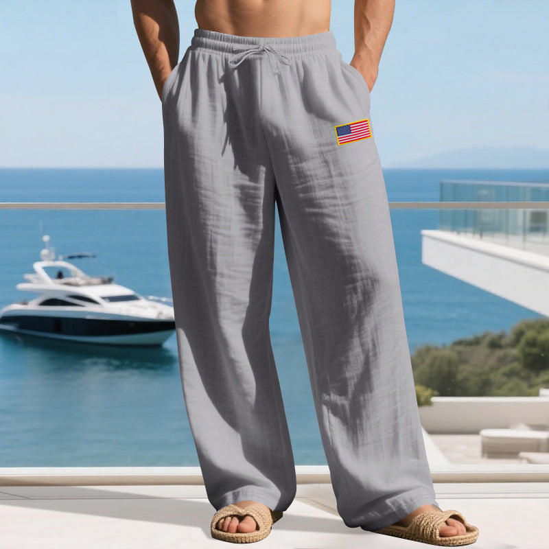 Street Wave Mens Casual Lounge Pants With Elastic Waistband And Side Pockets Lightweight Breathable Comfort For Men