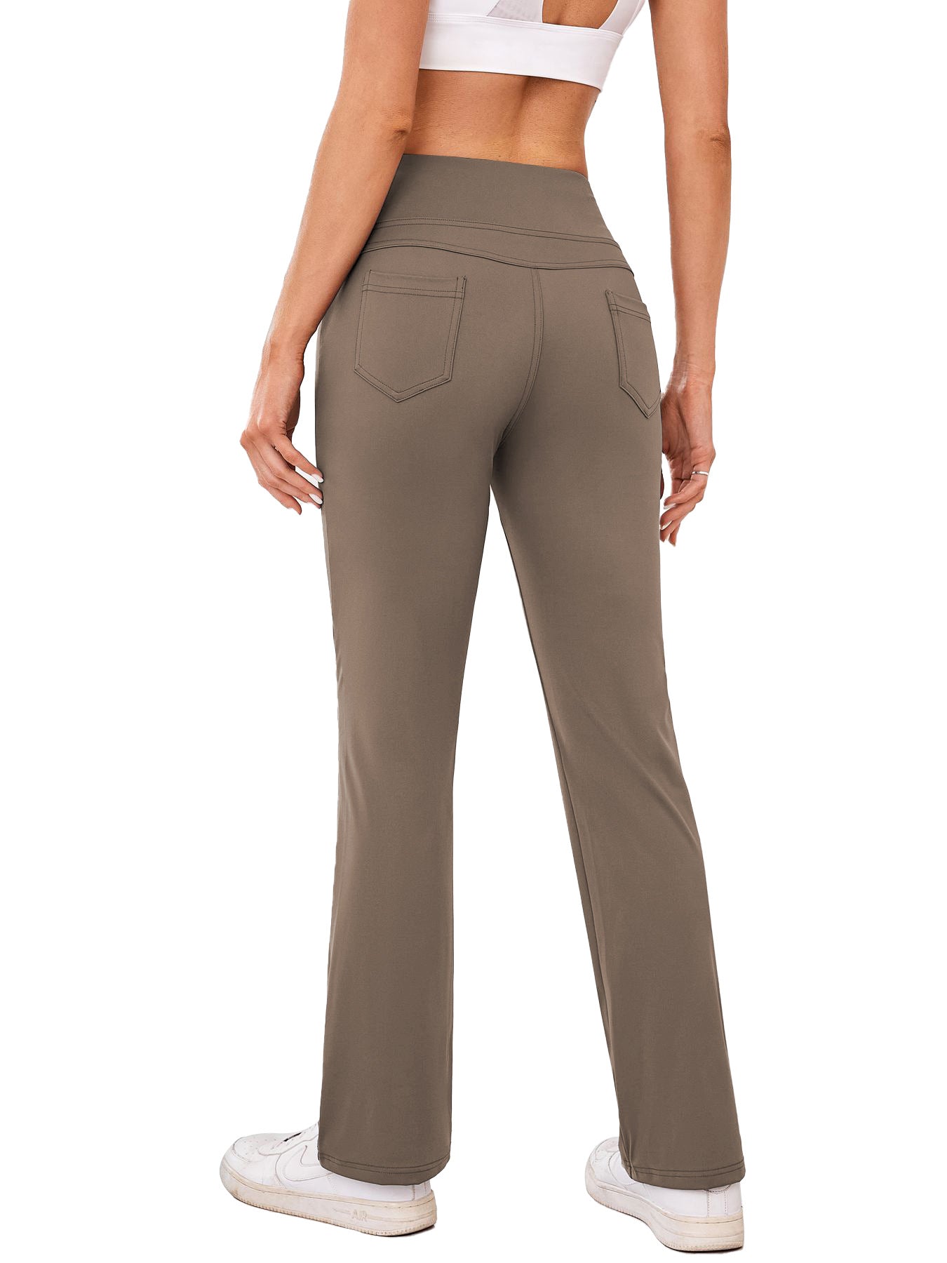 Streetwave Women High Waist Sport Leggings With Pockets Comfortable Activewear For Women