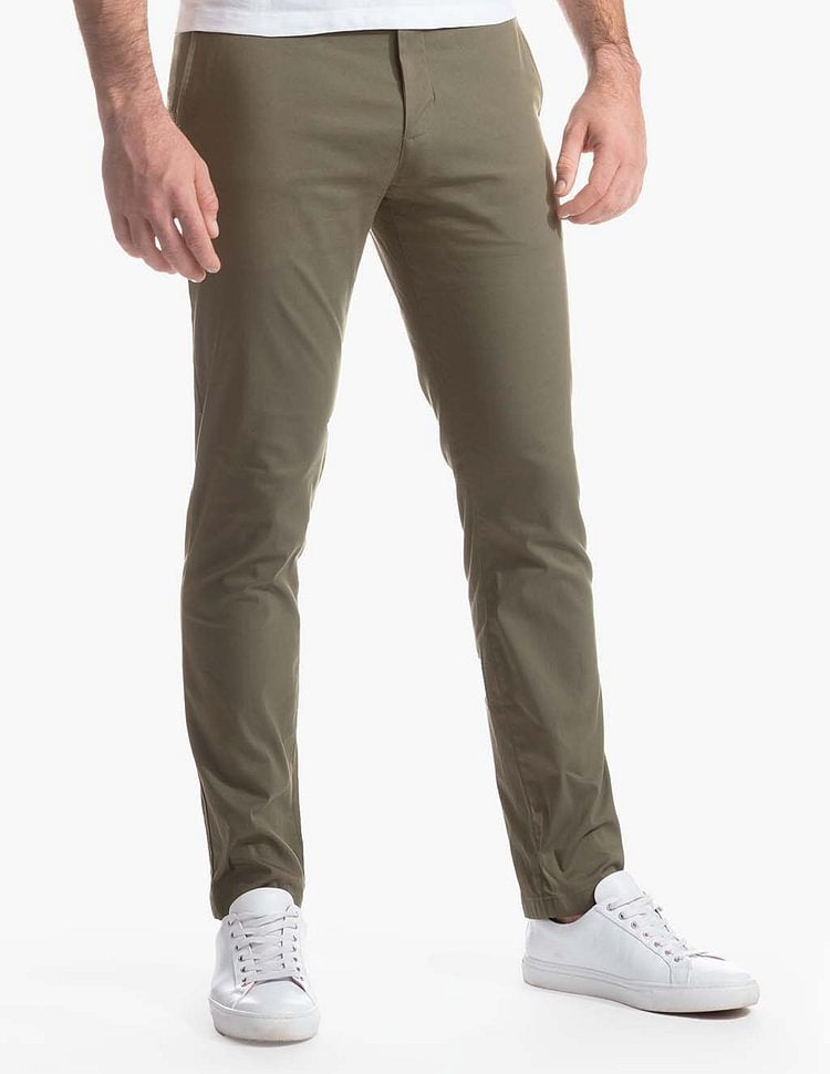 Street-wave Slim Fit Chino Pants Breathable Comfort For Men Stylish Everyday Wear