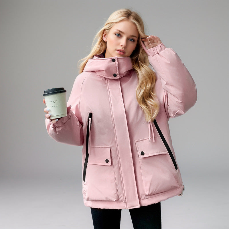 Streetwave Women Sporty Water Repellent Transitional Jacket With Multi Pocket Design And Adjustable Collar
