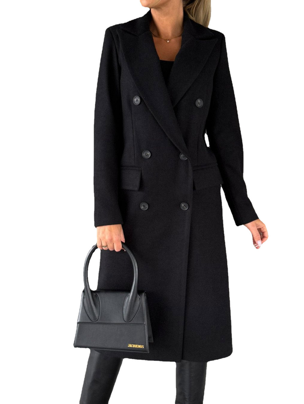 Street-Wave Women Trench Coat Double-Breasted Button Front With Practical Pockets Timeless Elegance