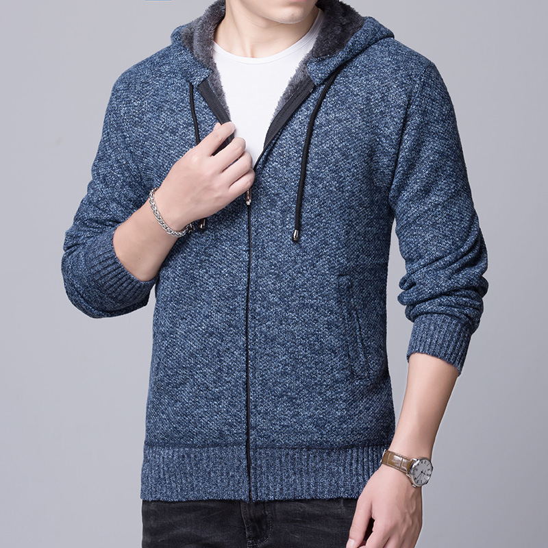 Street Wave Men's Cozy Zip Hoodie With Fleece Lined Interior For All Day Comfort