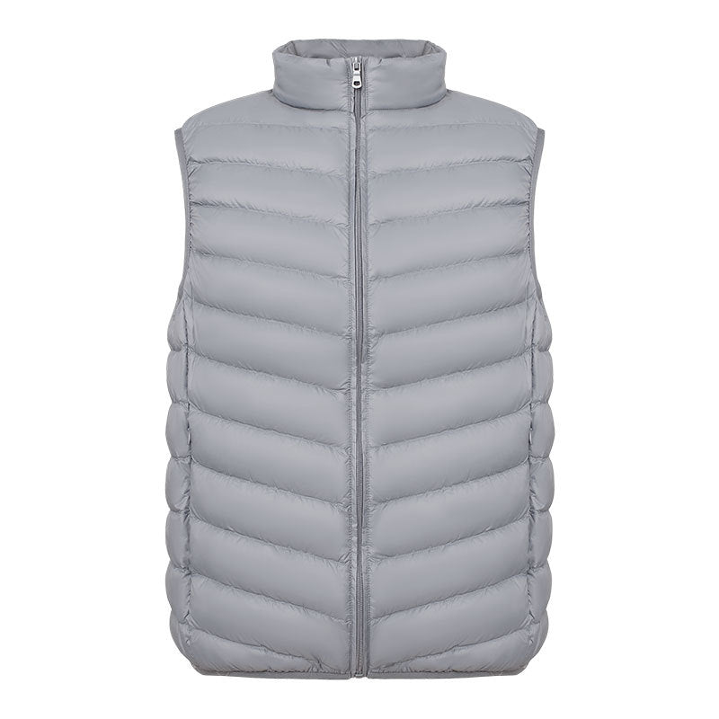 Street-Wave Womens Functional Puffer Vest With High Collar And Lightweight Insulation