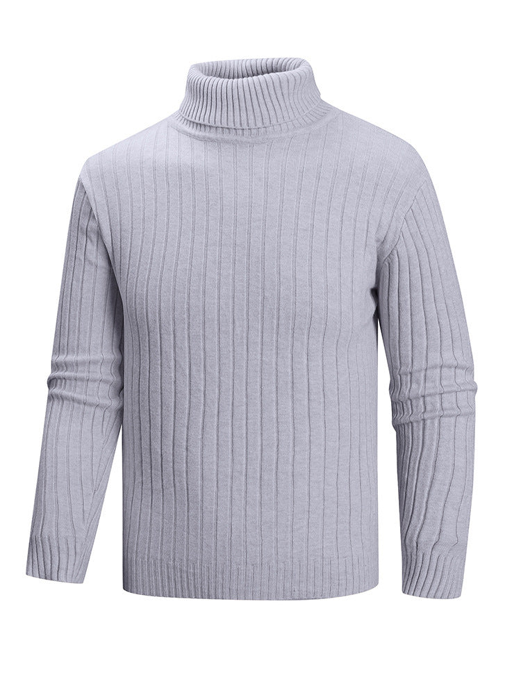 Mens Turtleneck Sweater by Street Wave Premium Fine Knit Soft Cotton Blend Cozy for Cool Weather