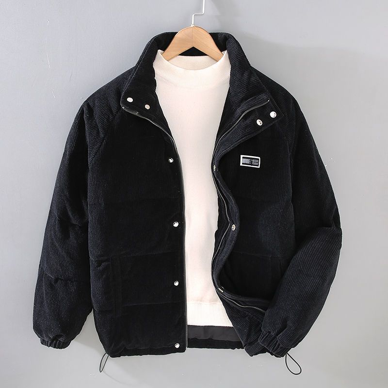 Streetwave Wool Blend Cord Jacket René For Men Premium Warm Winter Coat With Corduroy Texture