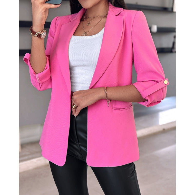 Streetwave Women Blazer Jacket Breathable Fabric Elegant Fit With Modern Cut For Office