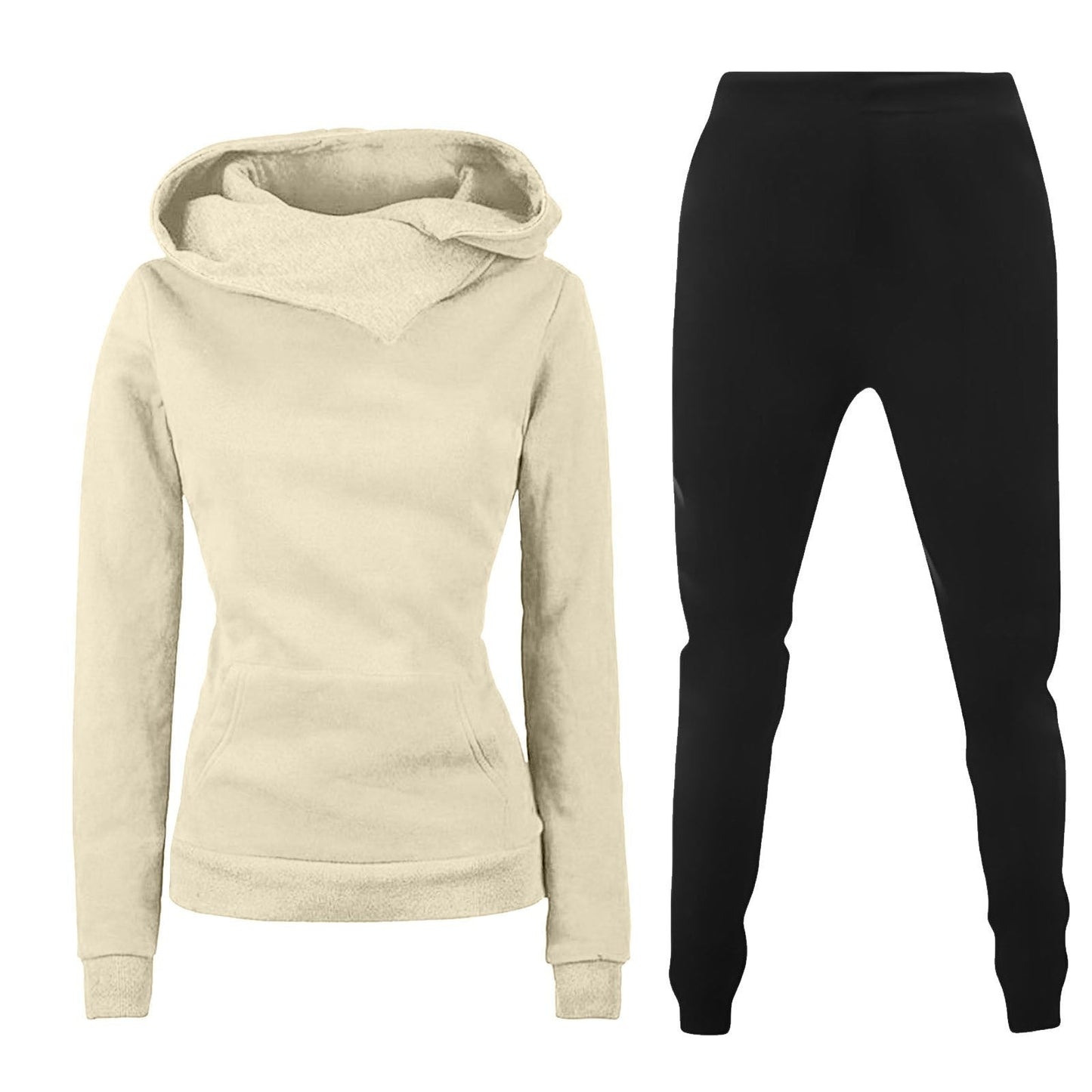 Street-wave Womens Hoodie And Joggers Set For Active Fashionable Women Comfort Fit