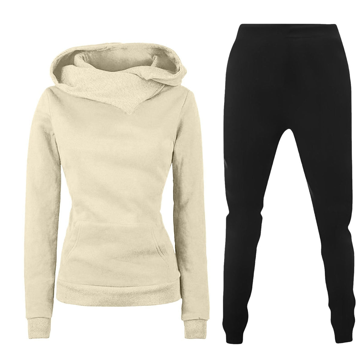 Street-wave Womens Hoodie And Joggers Set For Active Fashionable Women Comfort Fit
