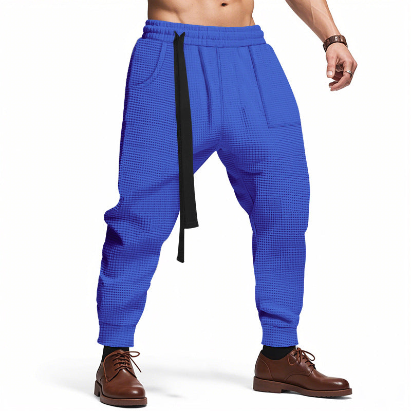 Mens Structured Sweatpants With Adjustable Drawstring Street Wave Premium Comfort Joggers