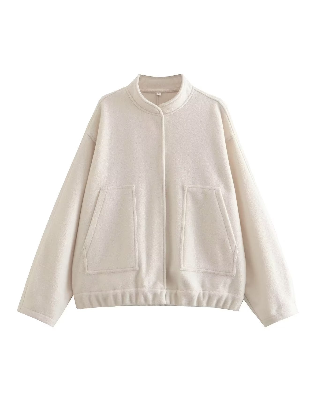 Street-wave Womens Elegant Oversized Jacket With Cozy Warmth And Soft Comfortable Fit